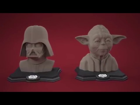 Пазл 3D EDUCA Скульптура, "Йода", 160 элементов (EDU-16501)