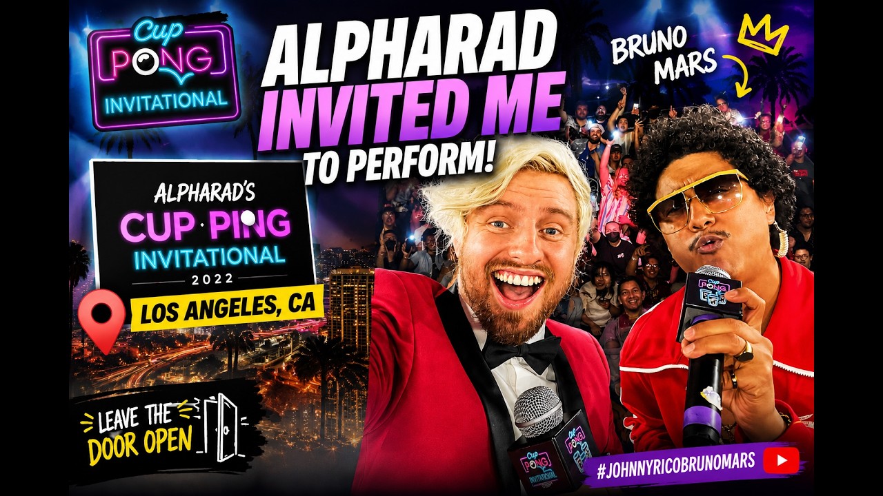 Promotional video thumbnail 8 for Bruno Mars Impersonator & Celebrity Lookalike Johnny Rico