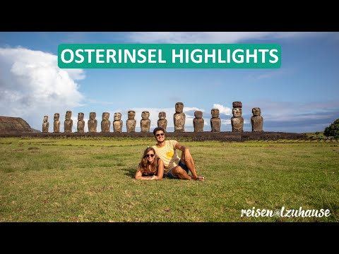 Our HIGHLIGHTS of EASTER ISLAND ● Moai figures, South Sea beaches, volcanoes ● World trip Vlog #056
