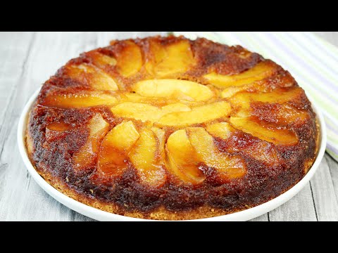 Easy Caramel Apple Upside Down Cake