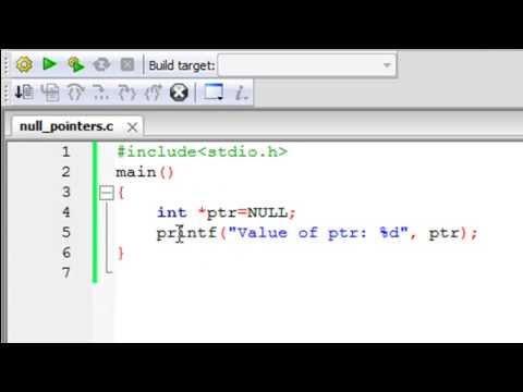 C Programming Tutorial No 57 Null Pointer