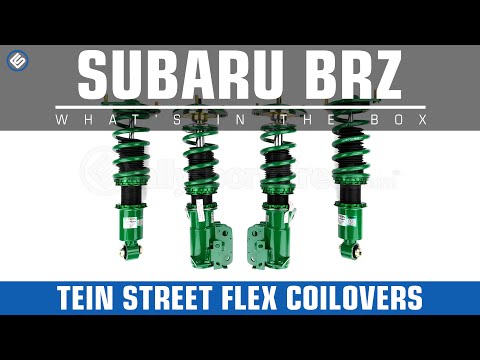 Tein Street Flex Coilovers (BRZ/FR-S/GT86) - What's in the Box?
