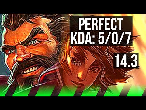 GRAVES vs TALIYAH (JNG) | 5/0/7, Rank 6 Graves, Rank 26 | NA Challenger | 14.3