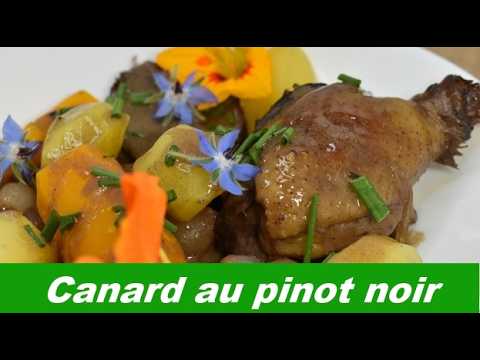 Canard au pinot noir - recette avec du canard - comment cuisiner le canard en sauce?