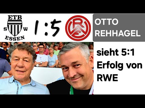 ⚫⚪ ETB Schwarz-Weiß Essen 1:5 Rot-Weiss Essen 🔴⚪ Otto Rehhagel sees 1:5 of the "patent leather sh...