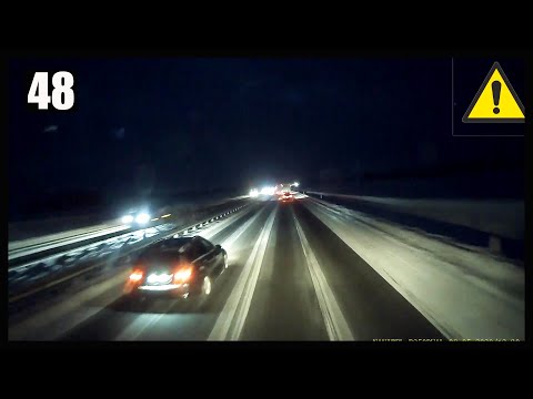 Poślizg Tira oczami kierowcy