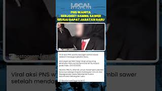 Aksi ASN Wanita di Banyuasin Sumsel Berjoget Sambil Bagikan Saweran Uang setelah Dapat Jabatan Baru