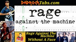 Without A Face - Rage Against The Machine - Guitar + Bass TABS Lesson 