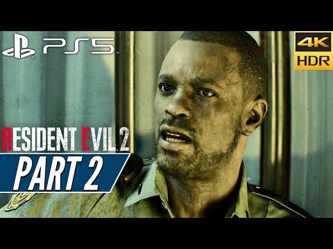 RESIDENT EVIL 2 REMAKE (PS5) | LEON A | Walkthrough Gameplay PART 2 [4K 60FPS HDR]- No Commentary