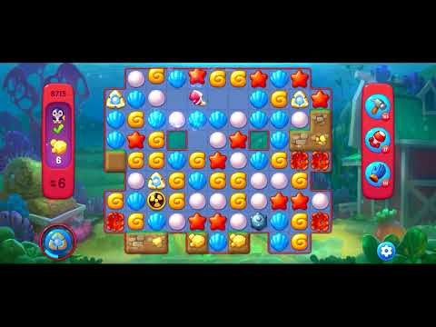 Fishdom Hard level 8715 no boosters フィッシュダム