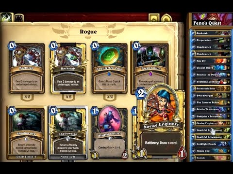 Feno's Un’Goro Quest Rogue  Deck Tests #8 - F2P Road To Legend