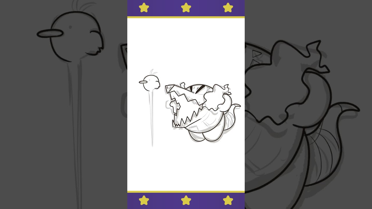 毎日ランダムでポケモンコピー 1024日目 #星のカービィ#kirby #pokemon  #shorts