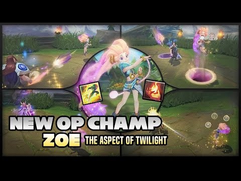 ZOE ABILITIES REVEALED! THE ASPECT OF TWILIGHT! NEW CHAMPION IS BUSTED - League of Legends