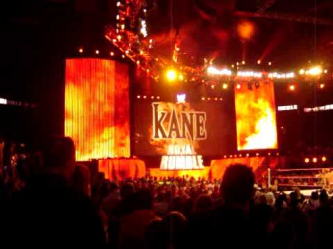 Kane's entrance at Royal Rumble 2010