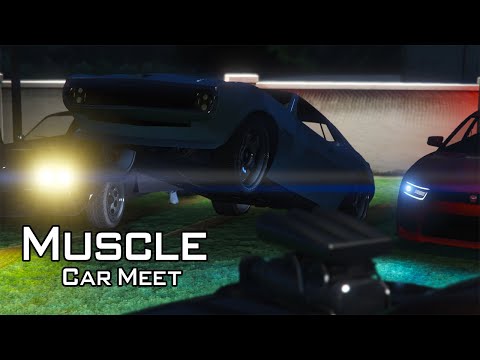 Night Car Meet ????  (Muscle Car) With [ Outlaws Crew ]