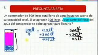 SABER 11. Agua del contenedor #7