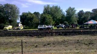 preview picture of video 'Jump 440 Big Block Ramcharger 2010 Hayward, MN Mud Run'