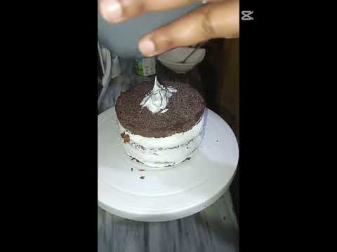 Birthday cake 🎂#Frosting method