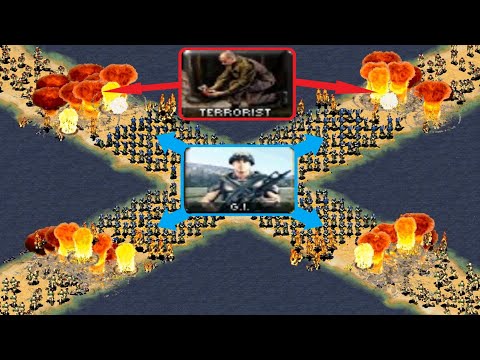 Can Gi's defend the President from Terrorists - Red Alert 2