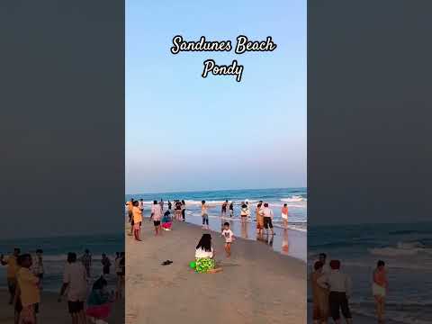 Sandunes Beach Pondy, it’s an awesome vining spot kind of mini Goa, water games and parasailing