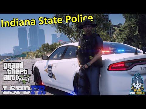 Indiana State Police Patrol in a 2019 Dodge Charger | GTA 5 LSPDFR Episode 572