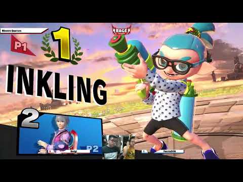 Rage Ultimate Series #1 - Winners Quarters - WF | Bedgar (Inkling) vs SHFFL | FuerzaDON (Shulk, Gano