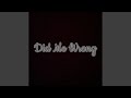 Did Me Wrong (feat. Richie Strong)