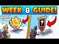 Fortnite WEEK 8 CHALLENGES! - Mysterious Hatch Star, & Secret Banner (Battle Royale Season 7 Guide)