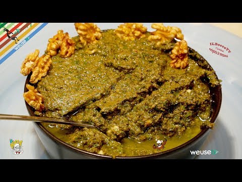 238 - Pesto di basilico...un sughettino biblico :) (condimento vegetariano facile e veloce da fare)