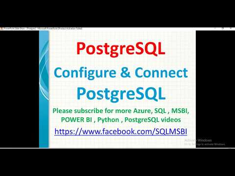 Postgres Tutorials | How to connect to postgresql | Postgresql configuration | connect to pgadmin 4
