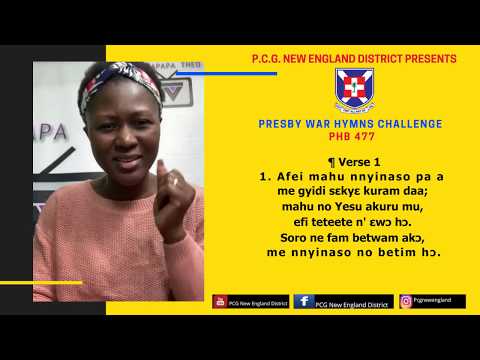 Presby War Hymn Challenge - PHB 477