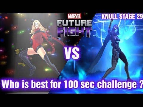 Supergiant Vs Moonstone 100 second challenge Knull Stage 29 Marvel Future Fight #Histromorphic #mff