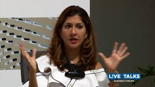 Nilofer Merchant in conversation with Justine Musk at Live Talks Business Forum