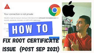 HOW TO fix Root Certificate Issue on Mac which expired on Sept 30th 2021