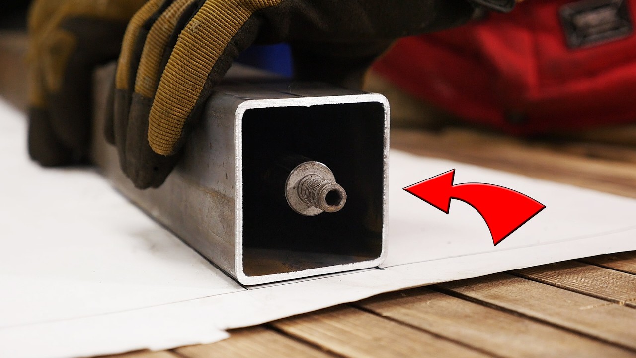 A trick with a metal profile and an old shock absorber! DIY masters  APPROVE