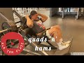 Leg workout ala Tom Platz eplained (voiceover) | quad sweep and hamstring mass | Road to 1st callout