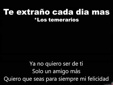 Te extraño cada dia mas No dejo de pensar en ti Mi amor