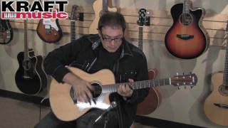 Video thumbnail for Kraft Music - Yamaha AC1 Acoustic Electric Guitar Demo with Don Alder by Kraft Music