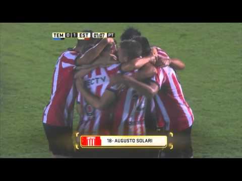 Gol de Solari. Temperley 0 - Estudiantes 1. Fecha 9. Primera División 2016