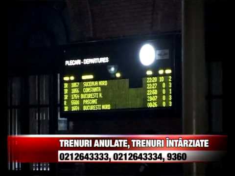 TRENURI ANULATE TRENURI INTARZIATE