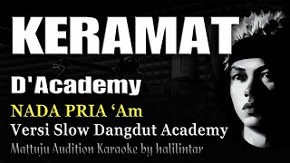 Download lagu KERAMAT Karaoke Versi Academy Nada Cowok Pria mp3