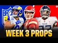 NFL Week 3 Betting Guide: TOP Player Props [Most Rush Yards + MORE] | CBS Sports HQ