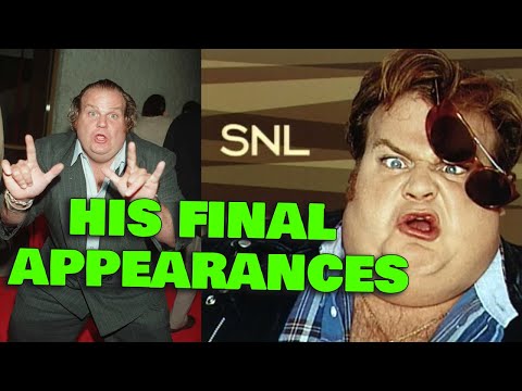 Chris Farley's Last Manic TV Appearances (1997): The Tonight Show & SNL