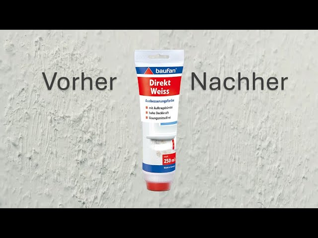 Vidéo teaser pour baufan Direkt Weiss Ausbesserungsfarbe DE