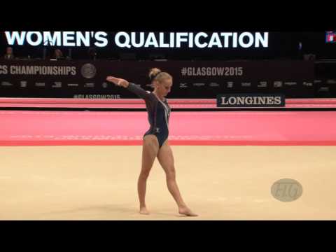 UGRIN Tea (ITA) - 2015 Artistic Worlds - Qualifications Floor Exercise
