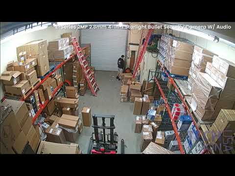 Day / Night IR Demo - HBE2P2W2-S/A - E-Series 2MP 2.8mm 4-in-1 Starlight Bullet Camera W/ Audio