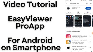 How to Install & Configure EasyViewer Pro Android App on Smartphones