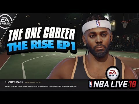 NBA LIVE 18 THE ONE GAMEPLAY! TESTING GIVE & TAKE SIGNATURE ABILITY | Chapter 1: The Rucker Game