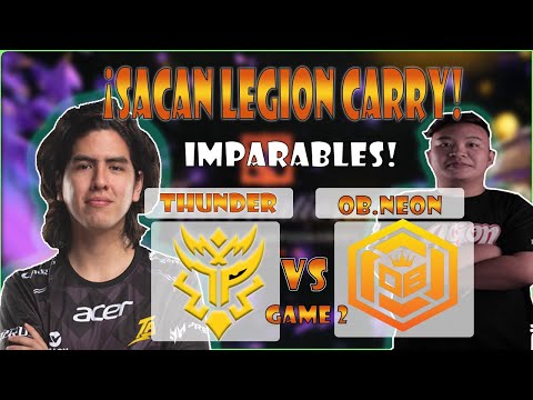 THUNDER PREDATOR VS NEON BO2[GAME 2] ONE ESPORTS SINGAPORE MAJOR - DOTA 2 PRO