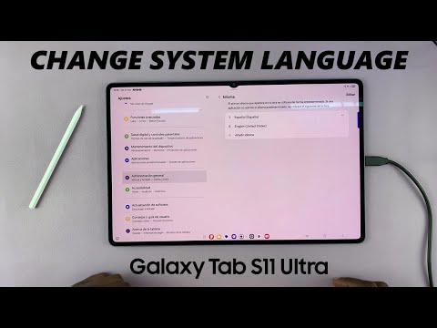 How To Change Language Of Samsung Galaxy Tab S11 Ultra